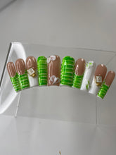 Load image into Gallery viewer, Lime Green & Nude