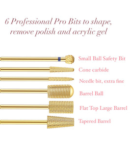 Pro Drill Bit Collection-Gold